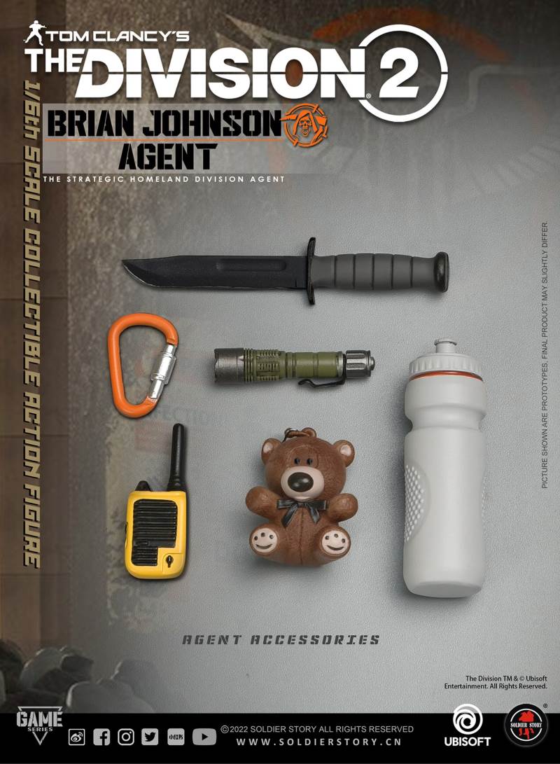 Ubisoft The Division 2 Agent Brian Johnson 1/6