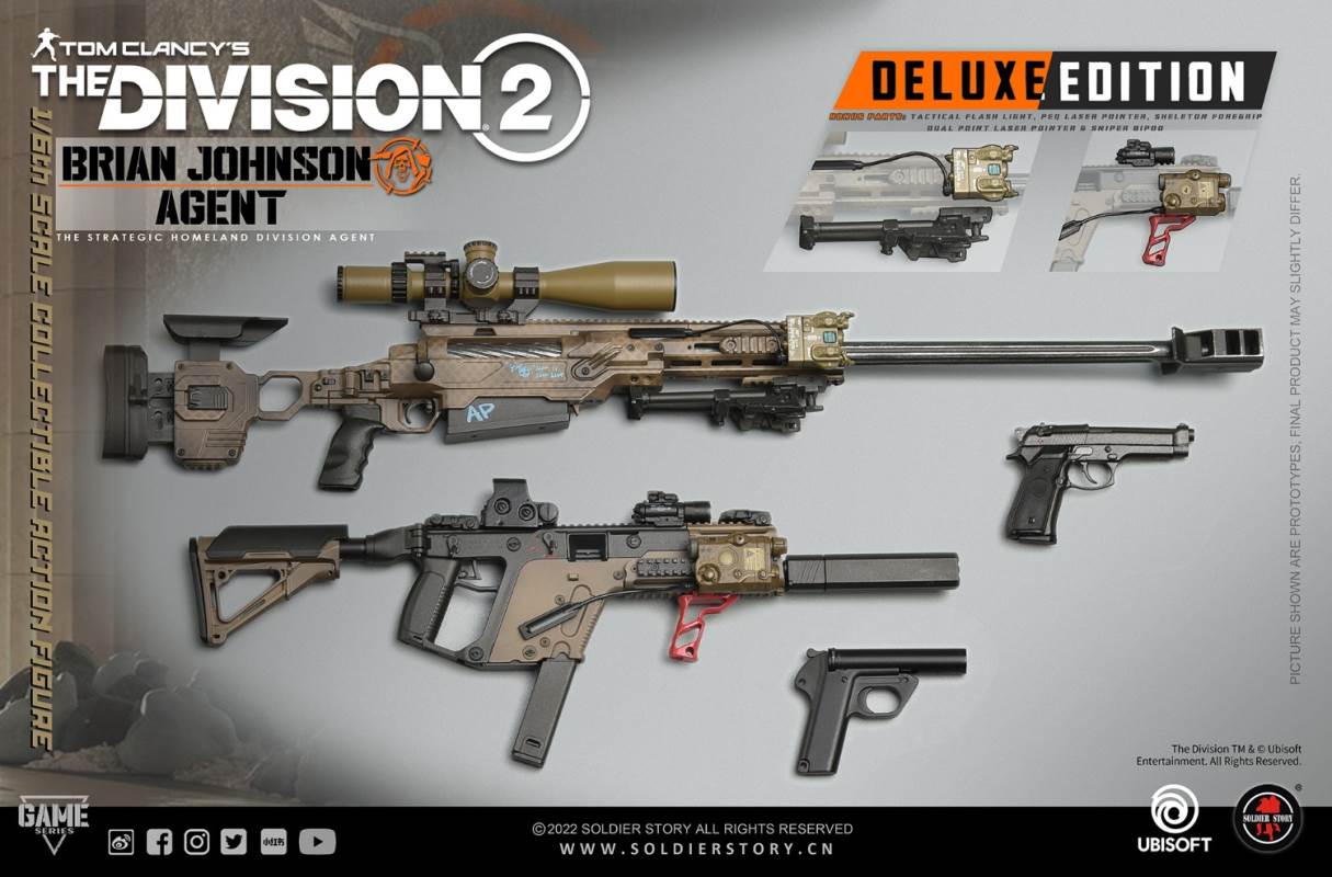 Ubisoft The Division 2 Agent Brian Johnson 1/6