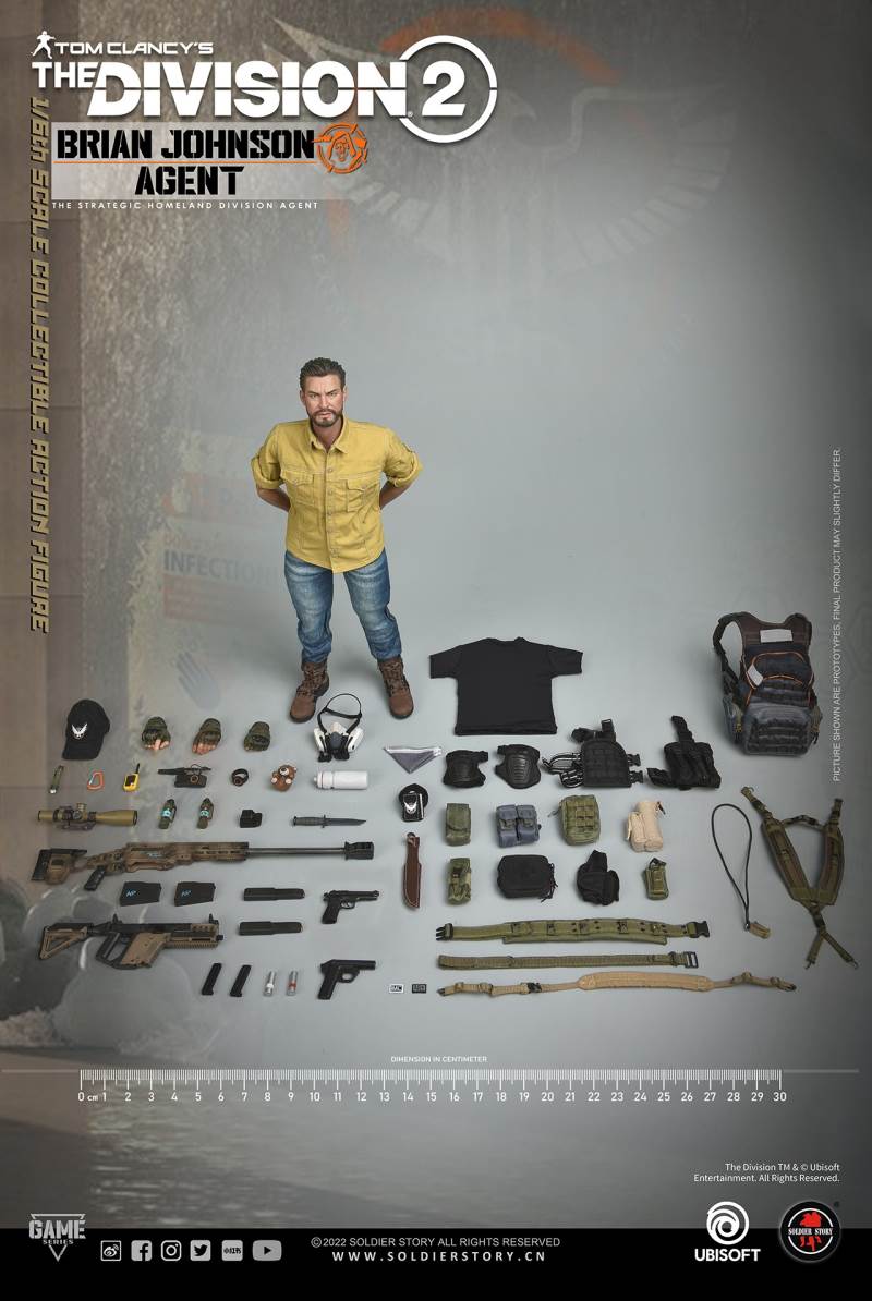 Ubisoft The Division 2 Agent Brian Johnson 1/6