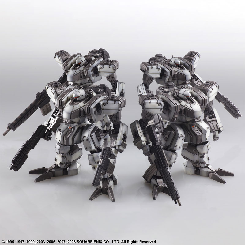 Front Mission Structure Arts 1/72 Plastic Model Kit Zenith DV White 4Unit Set