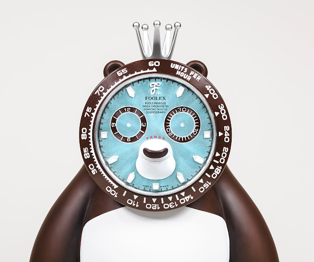 HONMONO TAIKETSU BLUE PANDA Ice Blue Panda