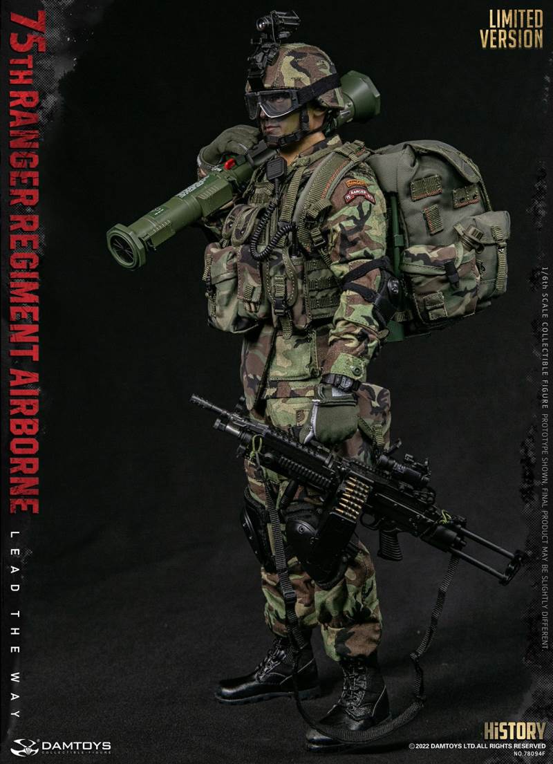 US Army 75th Ranger Airborne Gunner [Limited Edition] 1/6