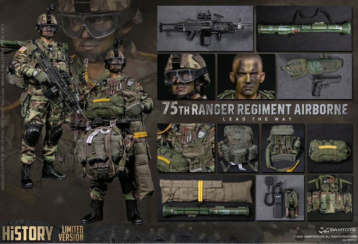 US Army 75th Ranger Airborne Gunner [Limited Edition] 1/6