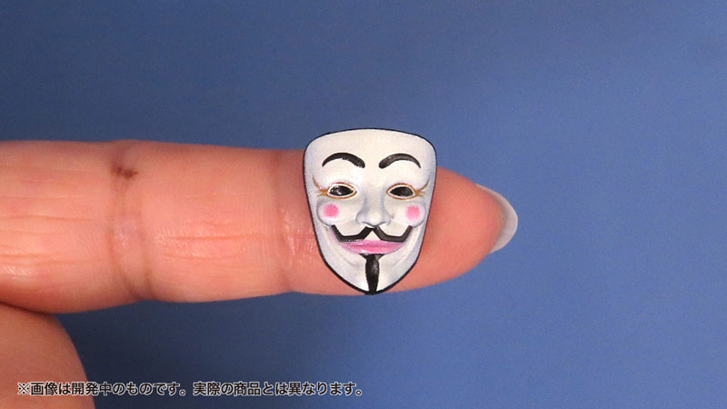 PrePla Masks for Figures Western Style 1/12