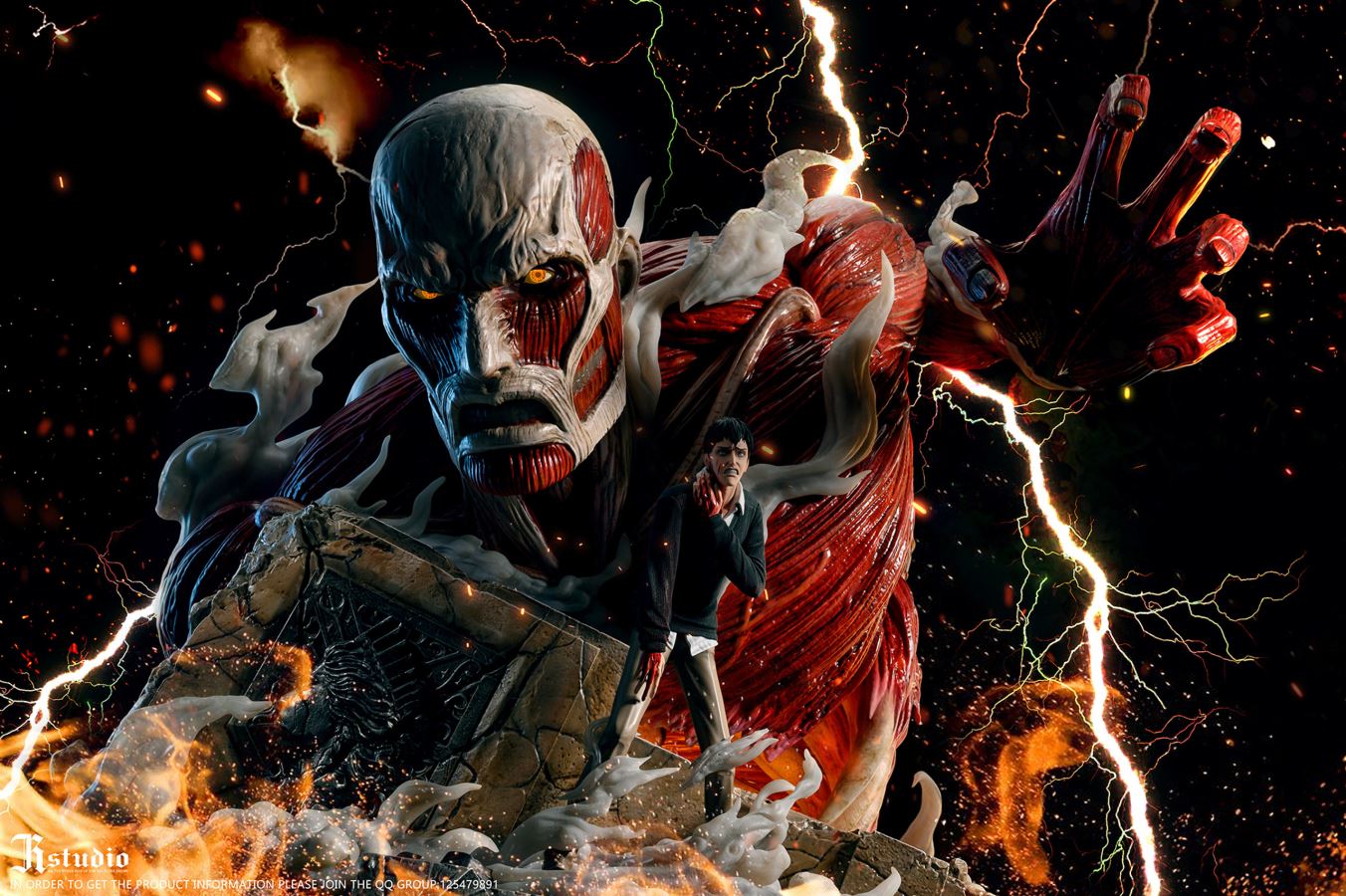 Colossal Titan & Bertholdt Hoover