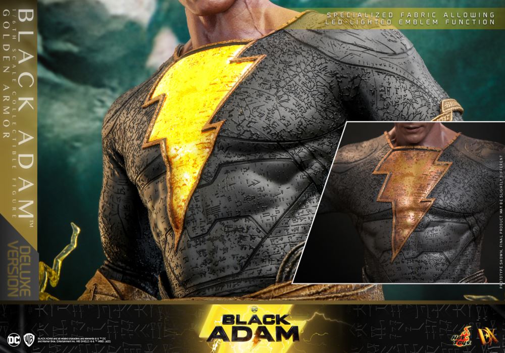 BLACK ADAM (GOLDEN ARMOR) (DELUXE VERSION) 1/6