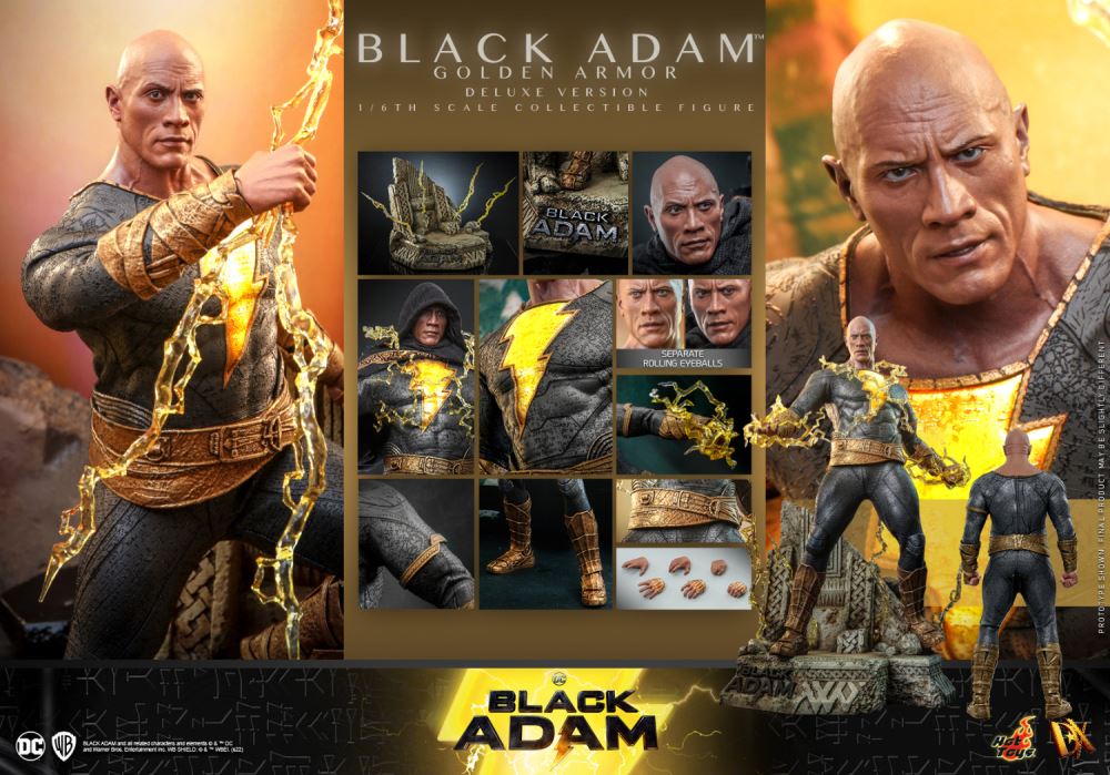 BLACK ADAM (GOLDEN ARMOR) (DELUXE VERSION) 1/6