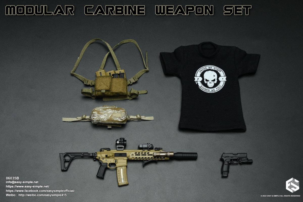 Modular Carbine Weapon Set 1/6