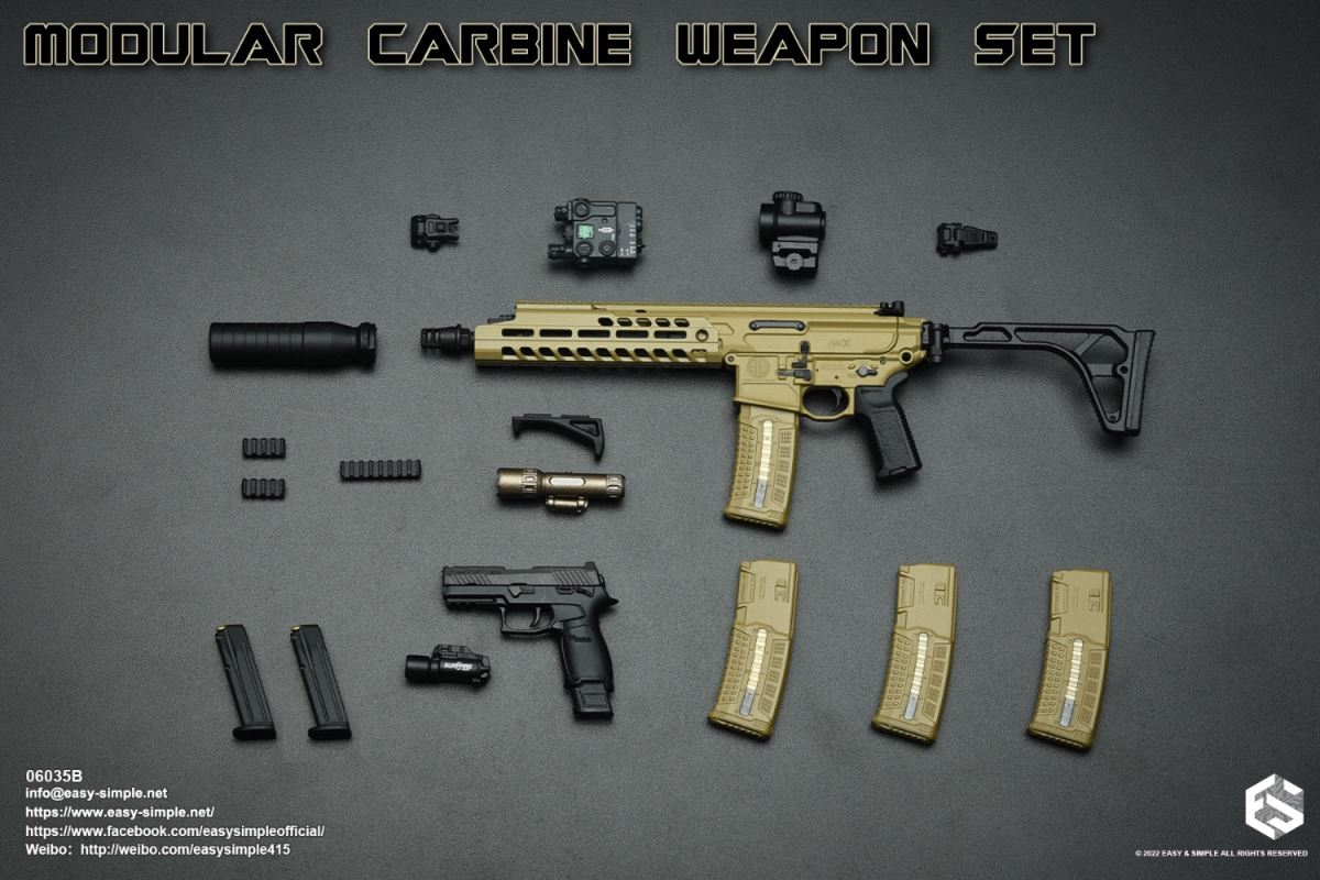 Modular Carbine Weapon Set 1/6