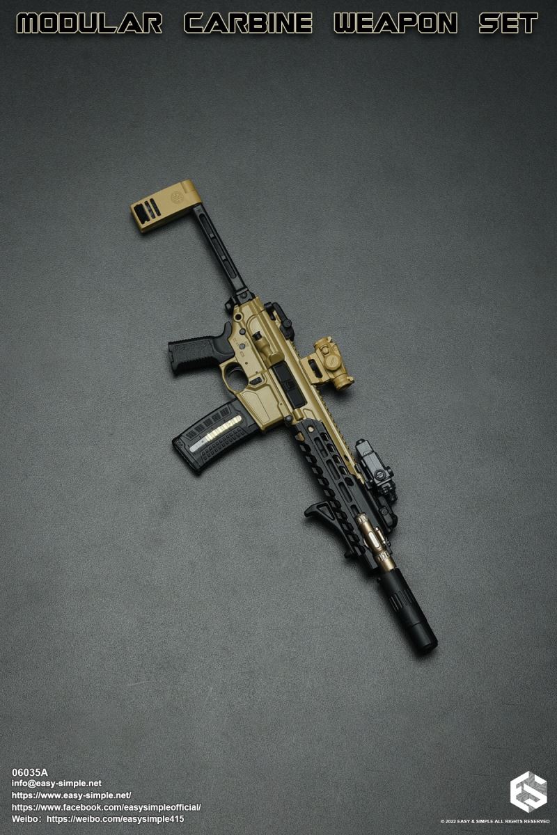 Modular Carbine Weapon Set 1/6