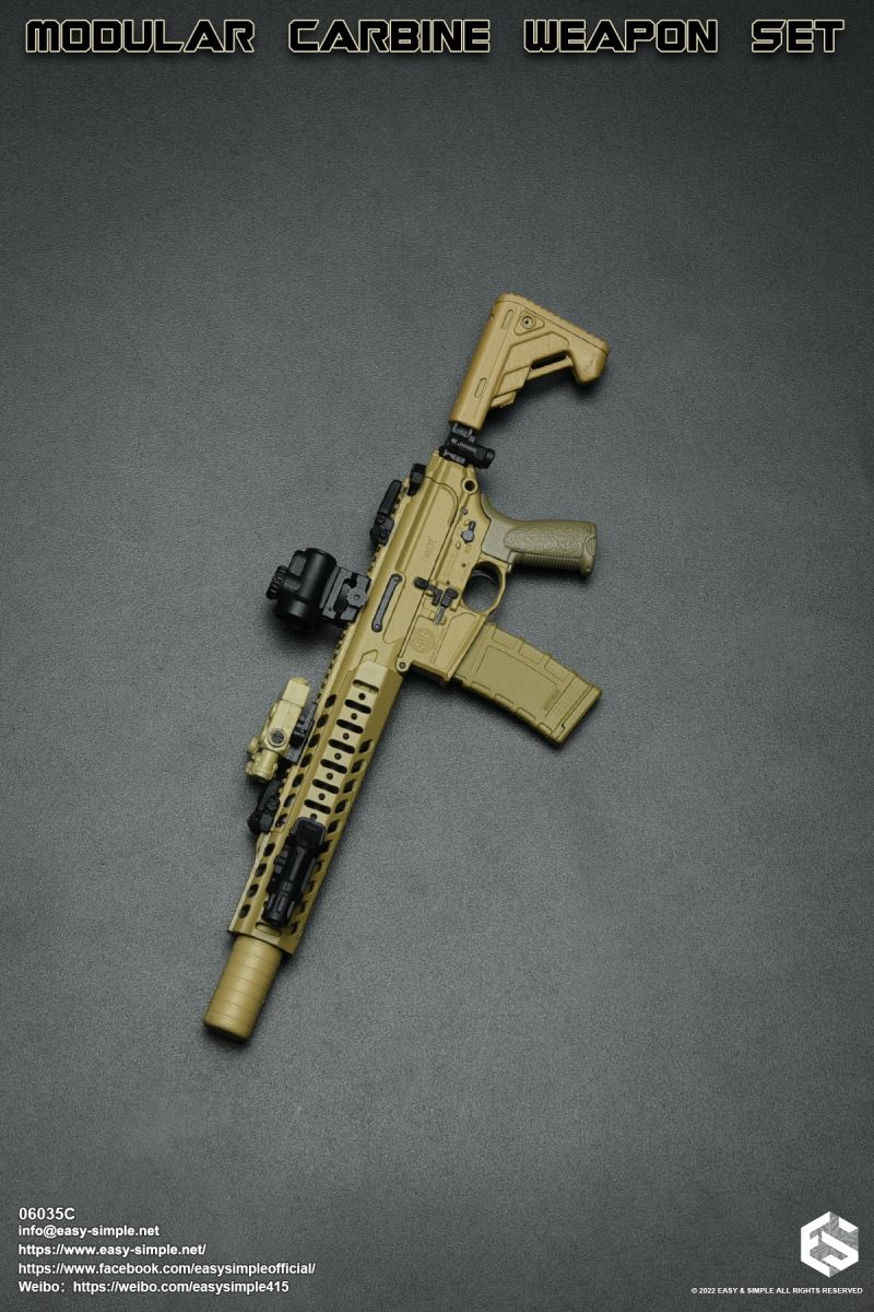 Modular Carbine Weapon Set 1/6