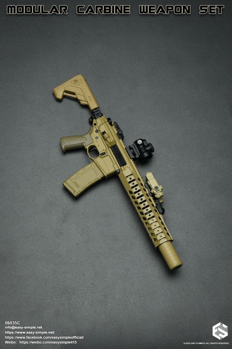 Modular Carbine Weapon Set 1/6