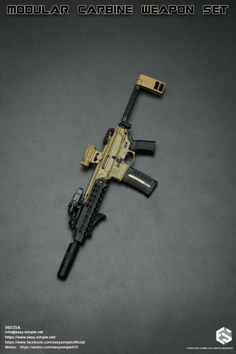 Modular Carbine Weapon Set 1/6