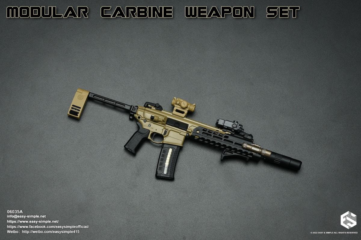 Modular Carbine Weapon Set 1/6