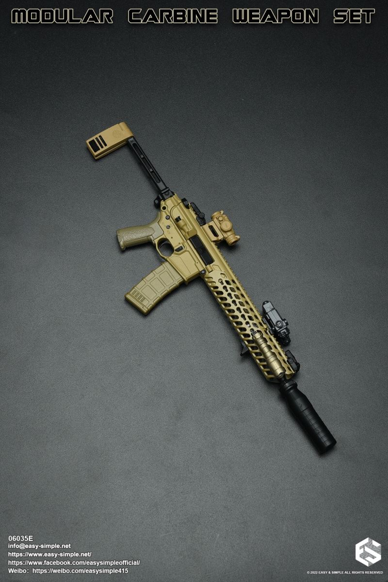 Modular Carbine Weapon Set 1/6