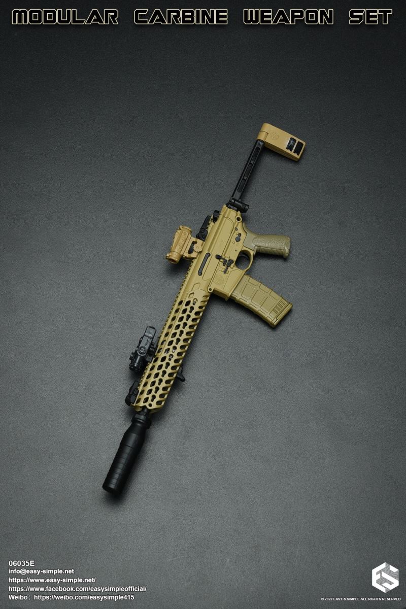 Modular Carbine Weapon Set 1/6