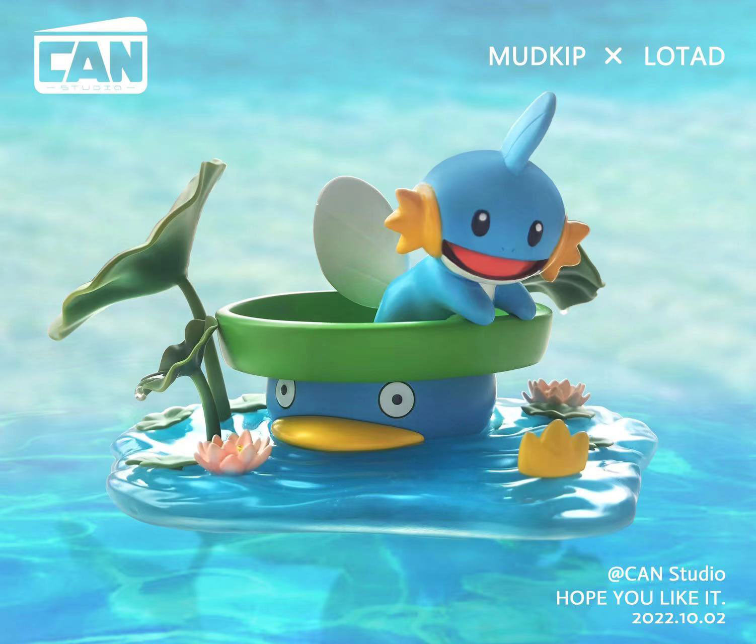 Mudkip in the pond - Pokemon