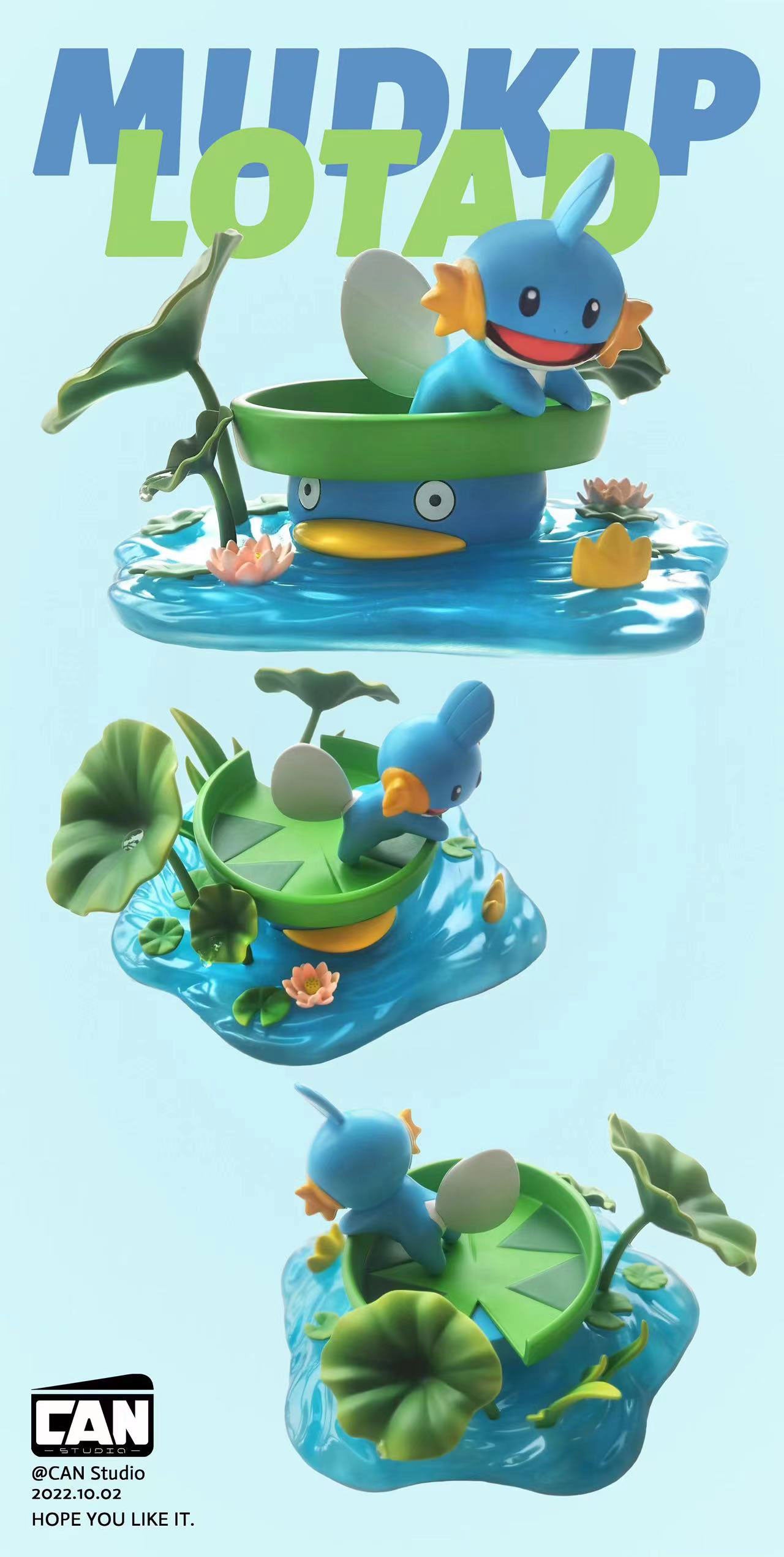 Mudkip in the pond - Pokemon