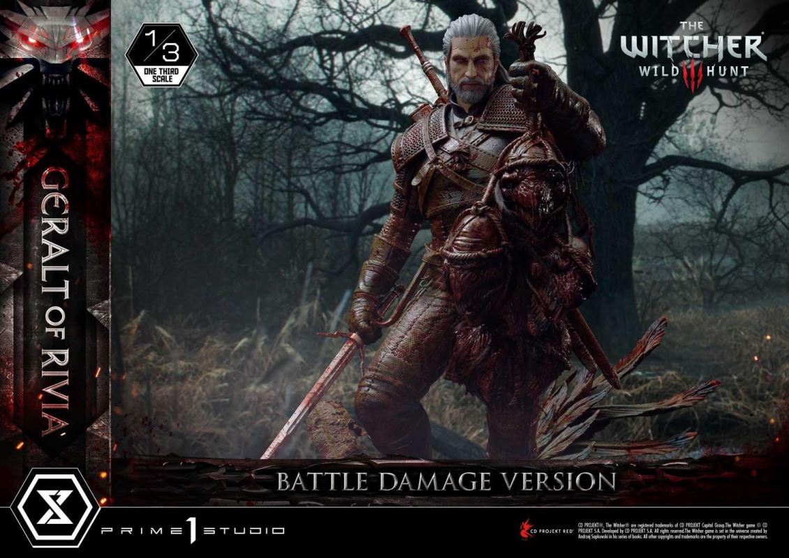 The Witcher 3: Wild Hunt Geralt of Rivia Battle Damage Version