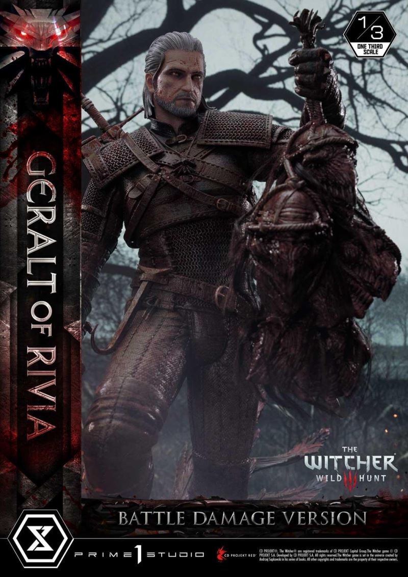 The Witcher 3: Wild Hunt Geralt of Rivia Battle Damage Version