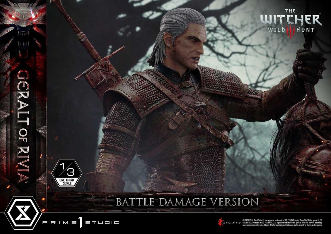 The Witcher 3: Wild Hunt Geralt of Rivia Battle Damage Version