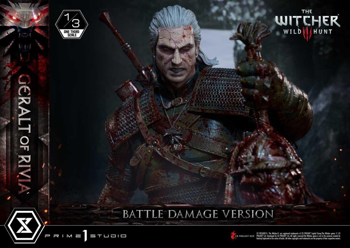 The Witcher 3: Wild Hunt Geralt of Rivia Battle Damage Version