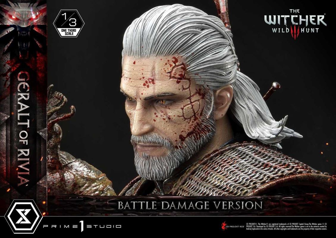 The Witcher 3: Wild Hunt Geralt of Rivia Battle Damage Version