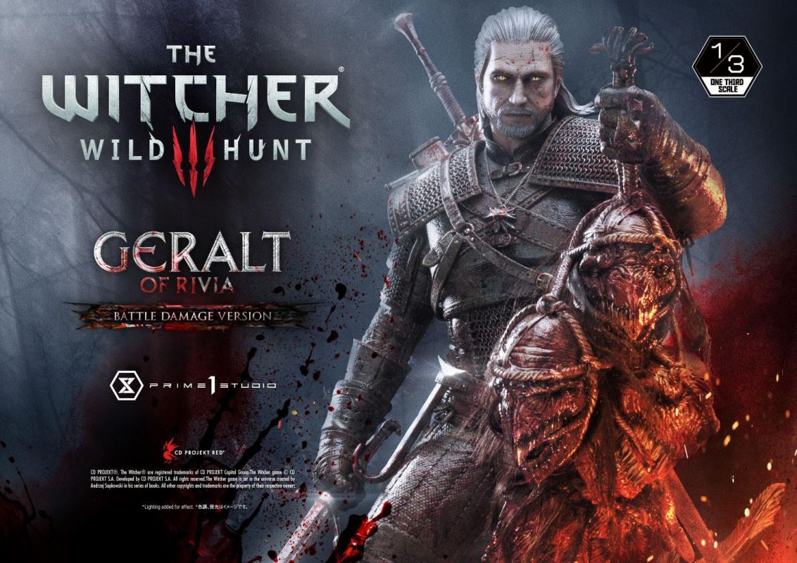 The Witcher 3: Wild Hunt Geralt of Rivia Battle Damage Version