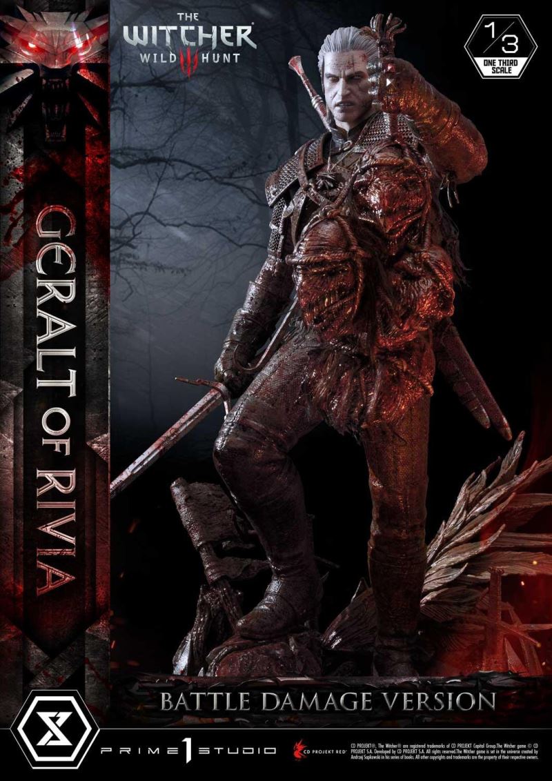 The Witcher 3: Wild Hunt Geralt of Rivia Battle Damage Version