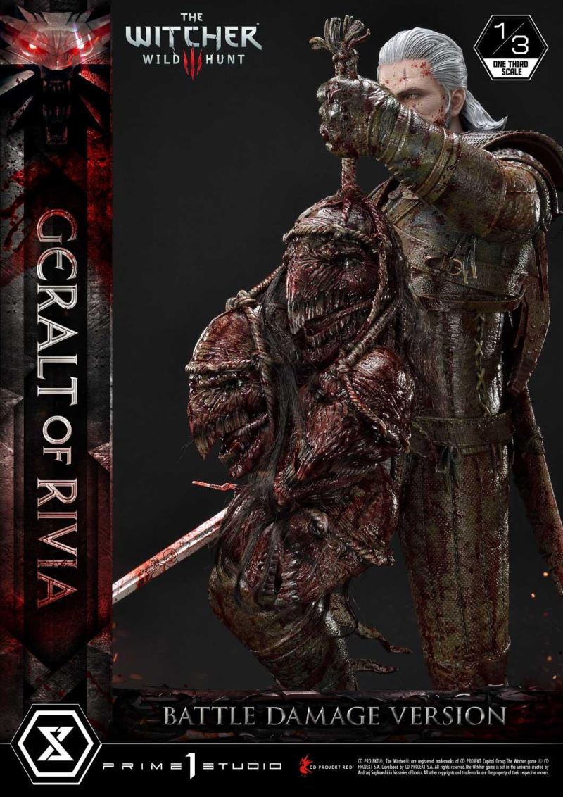 The Witcher 3: Wild Hunt Geralt of Rivia Battle Damage Version
