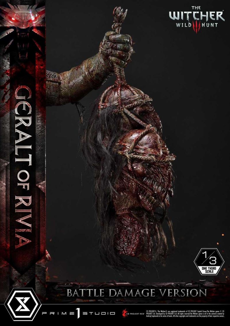 The Witcher 3: Wild Hunt Geralt of Rivia Battle Damage Version