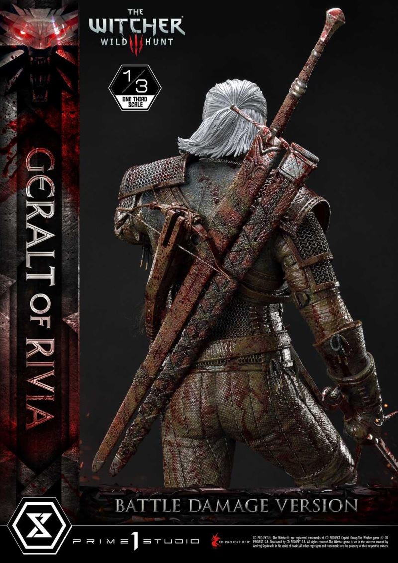 The Witcher 3: Wild Hunt Geralt of Rivia Battle Damage Version