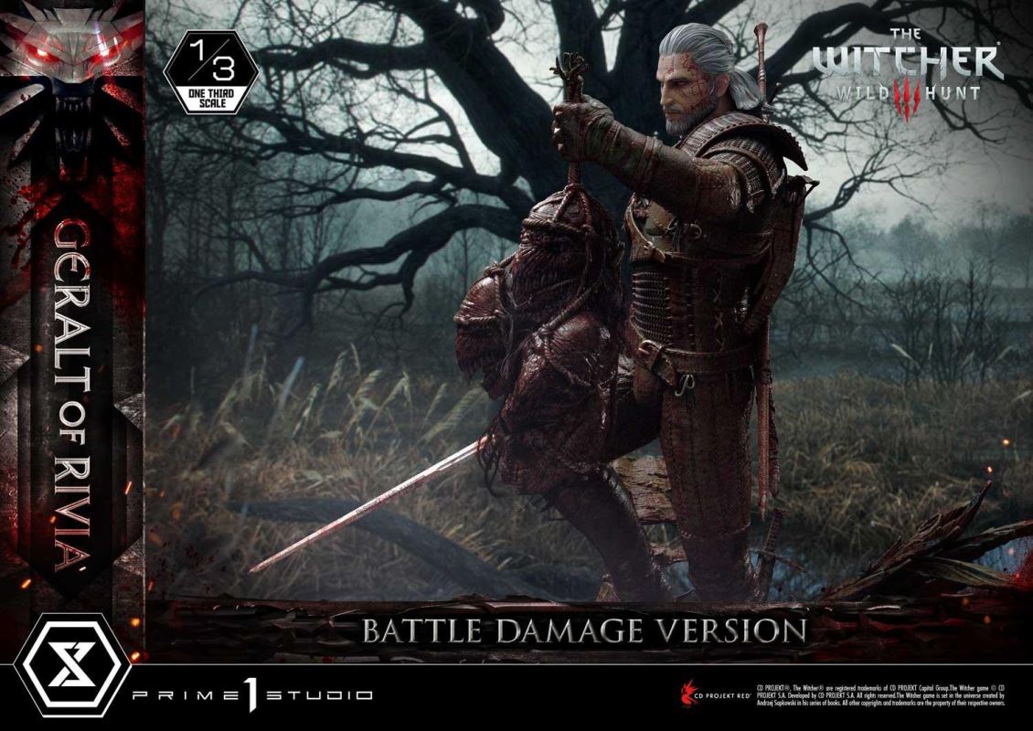 The Witcher 3: Wild Hunt Geralt of Rivia Battle Damage Version