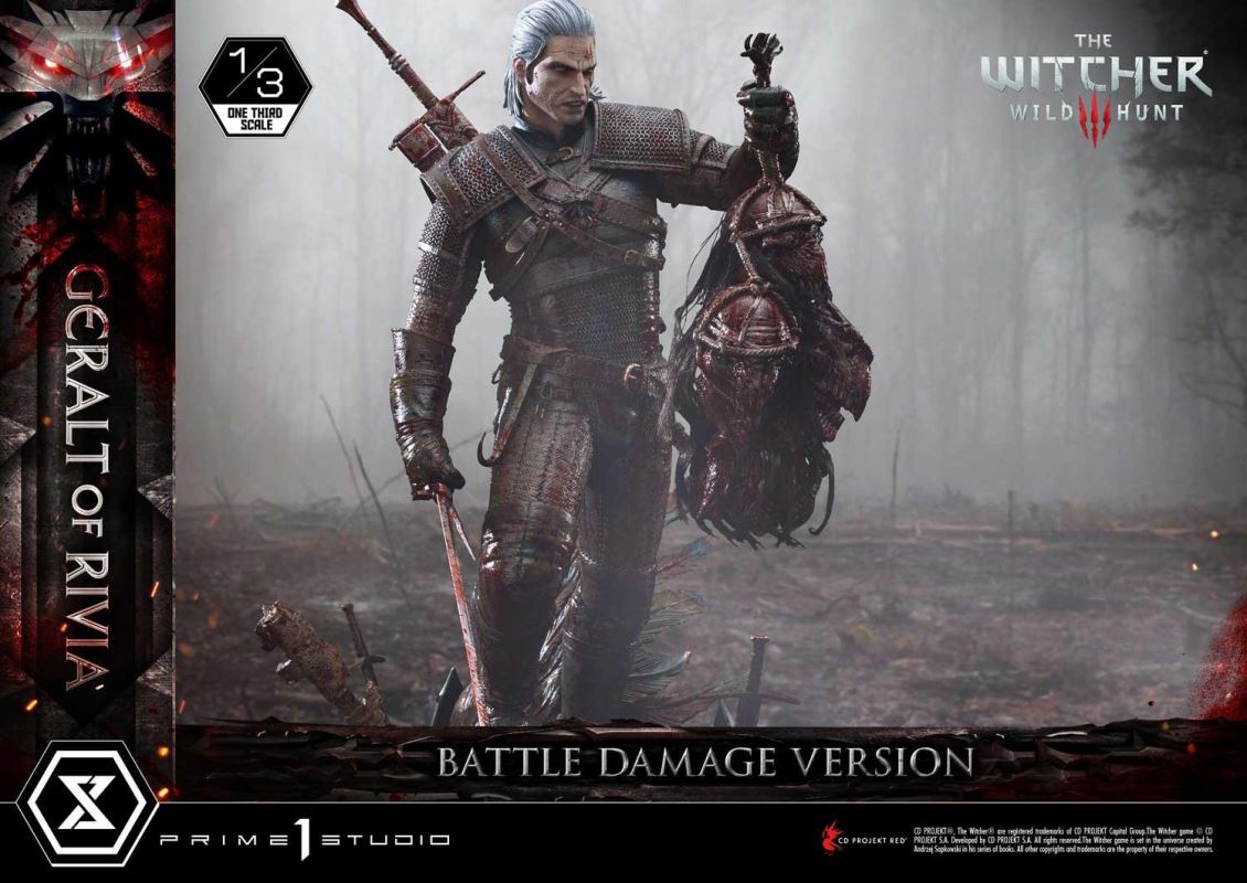The Witcher 3: Wild Hunt Geralt of Rivia Battle Damage Version