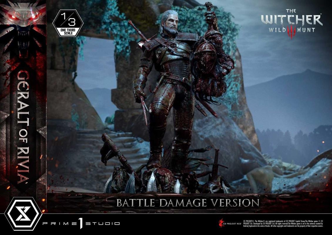 The Witcher 3: Wild Hunt Geralt of Rivia Battle Damage Version