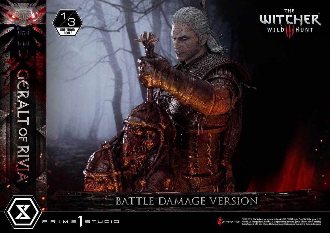 The Witcher 3: Wild Hunt Geralt of Rivia Battle Damage Version