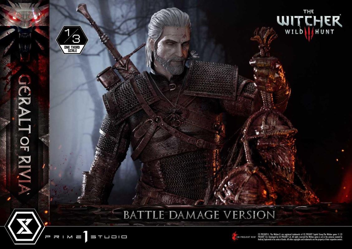 The Witcher 3: Wild Hunt Geralt of Rivia Battle Damage Version