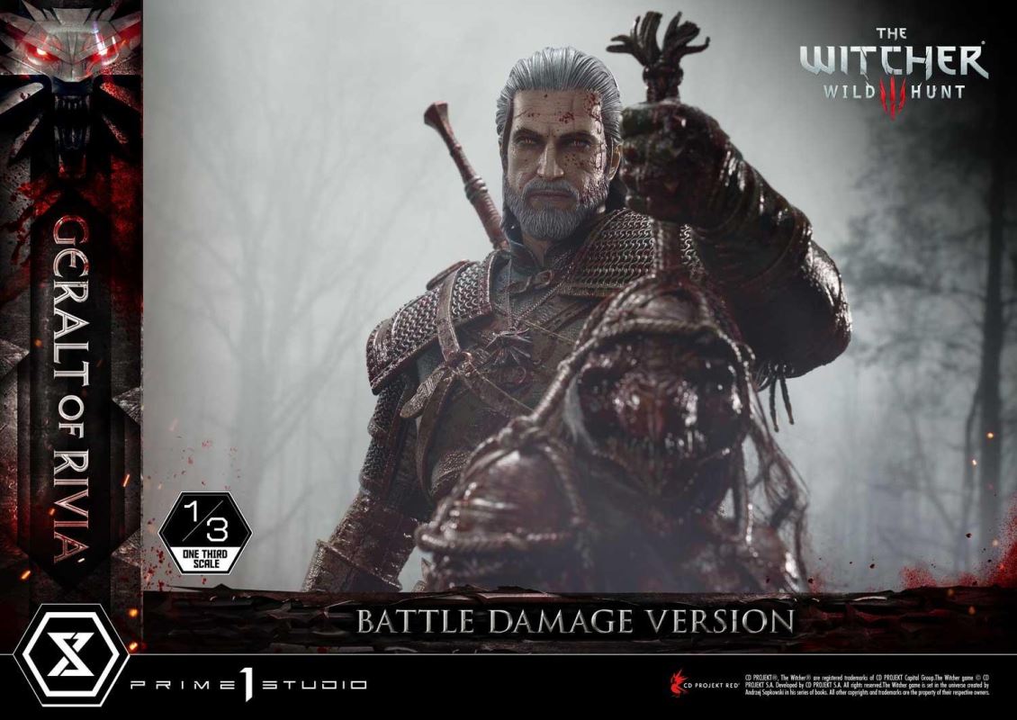The Witcher 3: Wild Hunt Geralt of Rivia Battle Damage Version