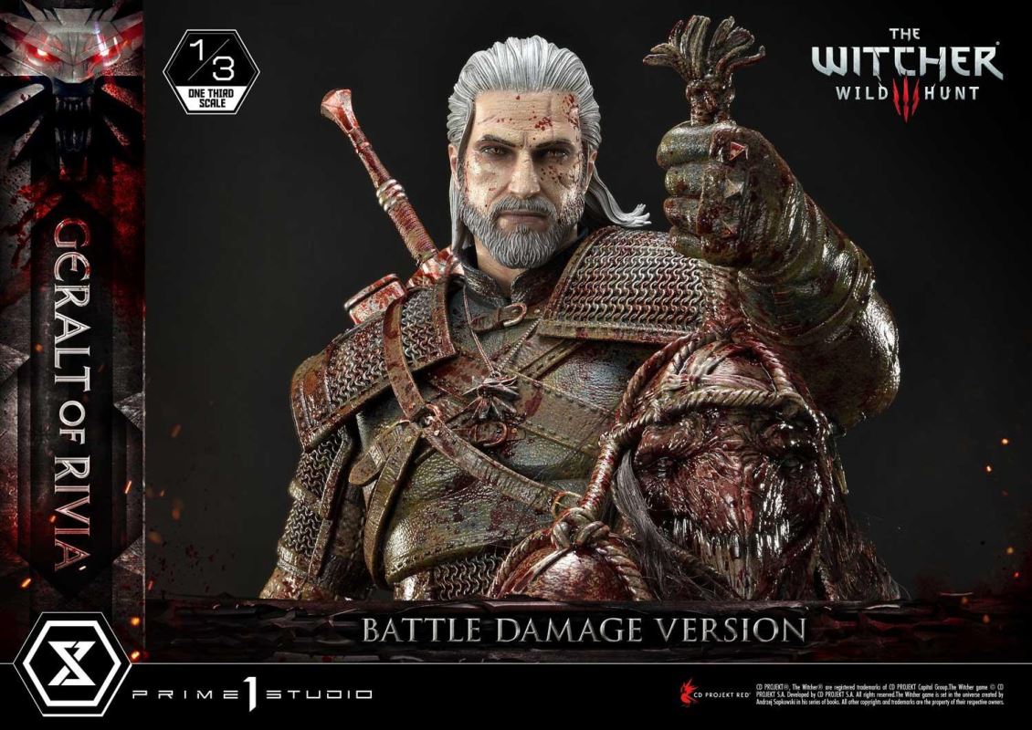 The Witcher 3: Wild Hunt Geralt of Rivia Battle Damage Version