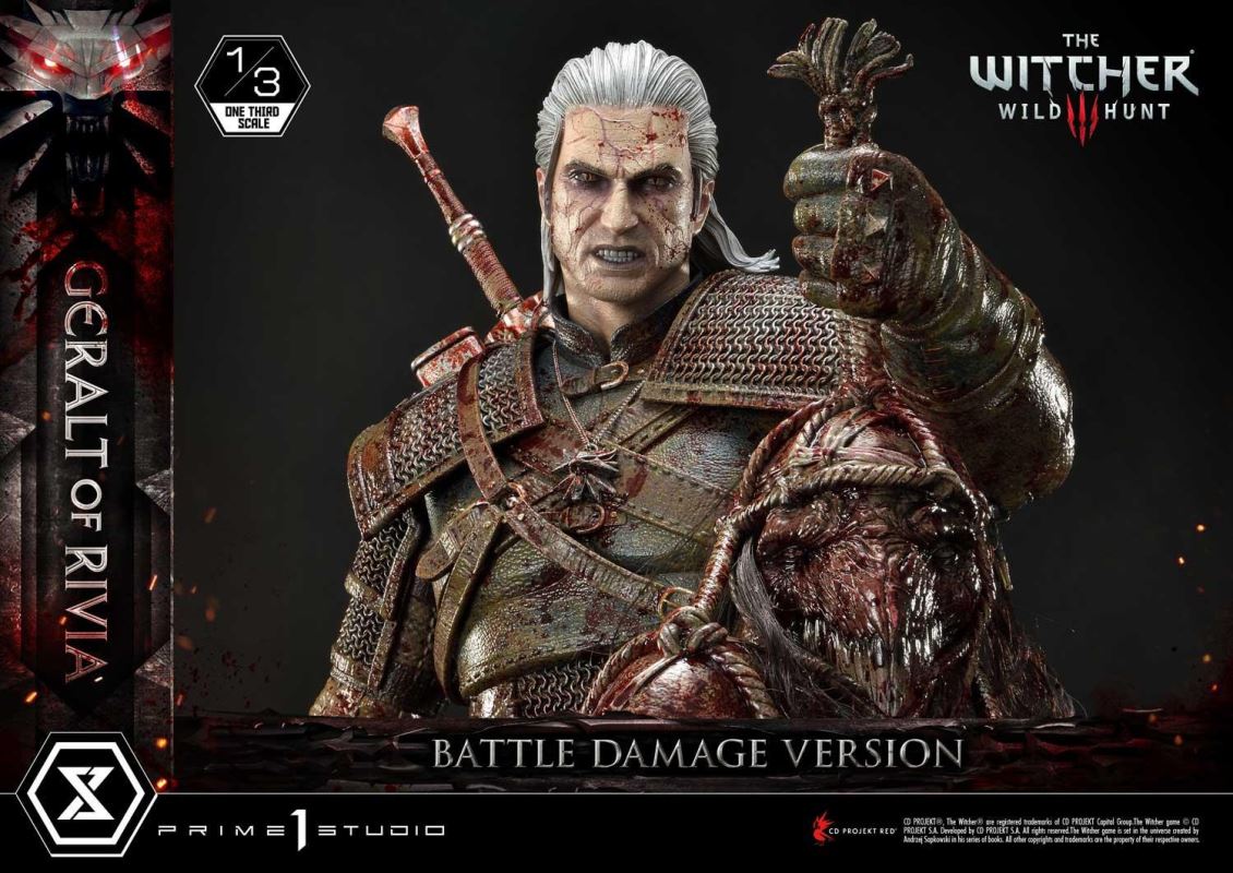 The Witcher 3: Wild Hunt Geralt of Rivia Battle Damage Version