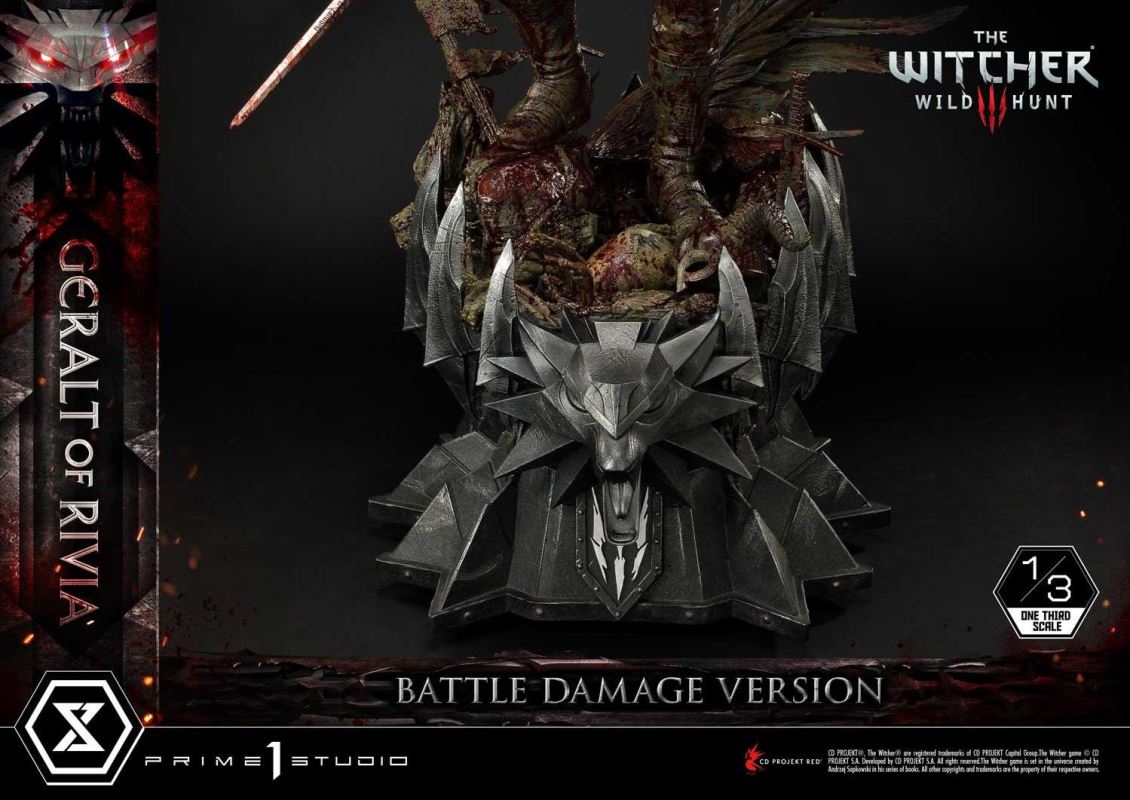 The Witcher 3: Wild Hunt Geralt of Rivia Battle Damage Version