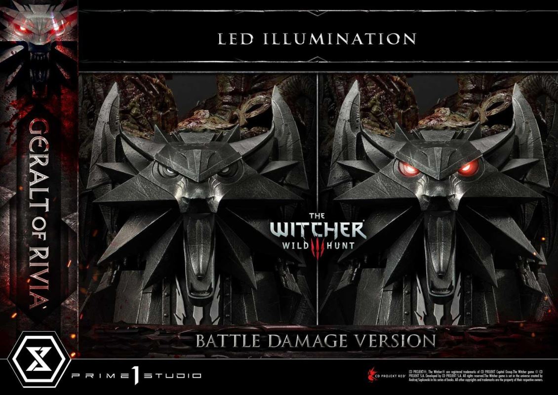 The Witcher 3: Wild Hunt Geralt of Rivia Battle Damage Version