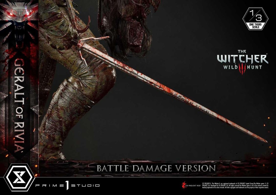 The Witcher 3: Wild Hunt Geralt of Rivia Battle Damage Version