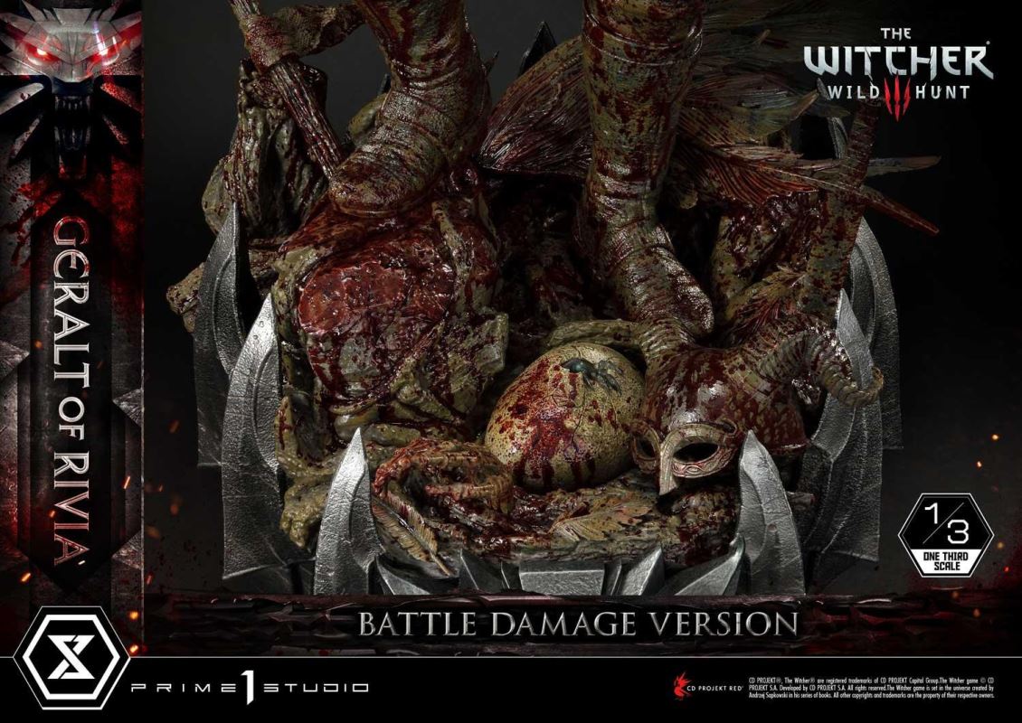 The Witcher 3: Wild Hunt Geralt of Rivia Battle Damage Version