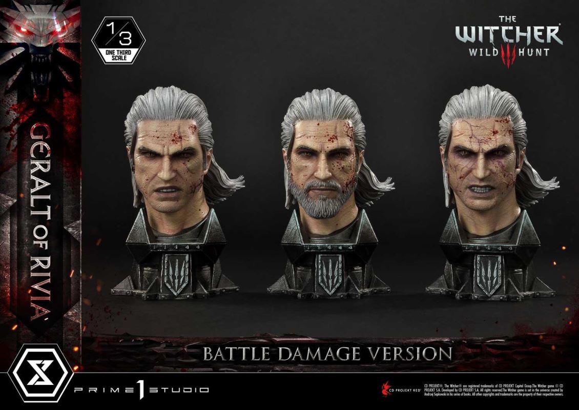 The Witcher 3: Wild Hunt Geralt of Rivia Battle Damage Version