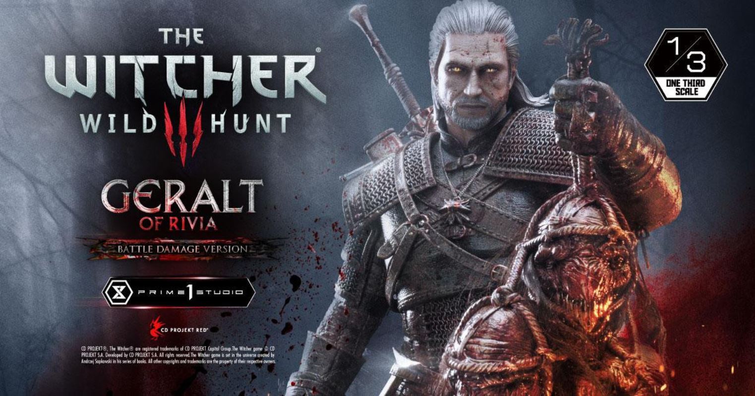 The Witcher 3: Wild Hunt Geralt of Rivia Battle Damage Version