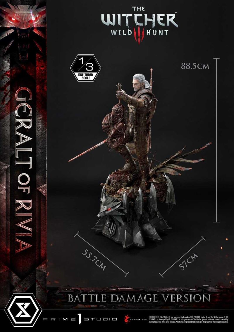 The Witcher 3: Wild Hunt Geralt of Rivia Battle Damage Version