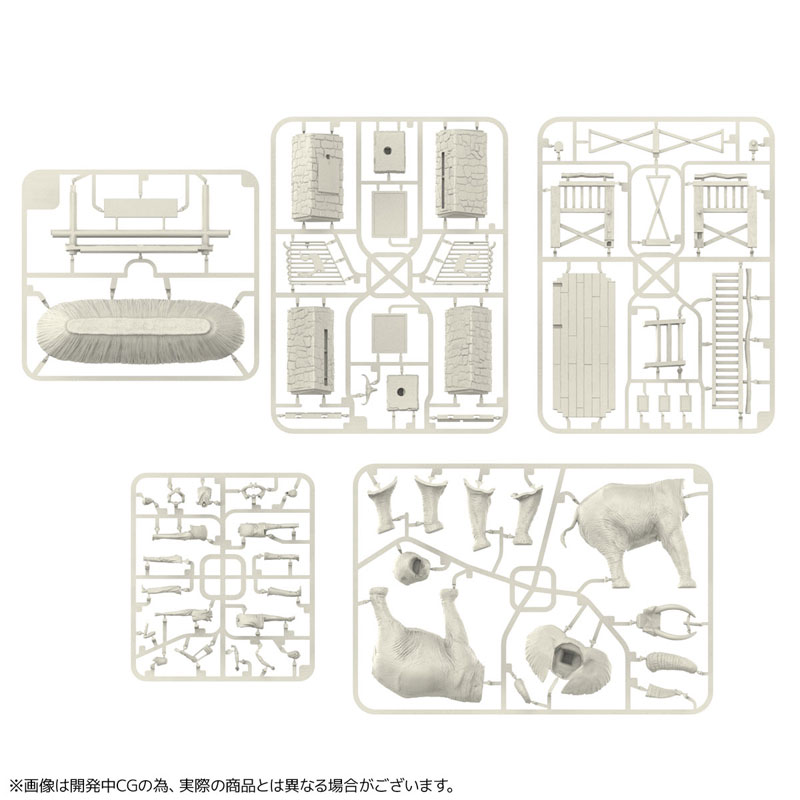 ARTPLA Tourist & African elephant Set 1/35