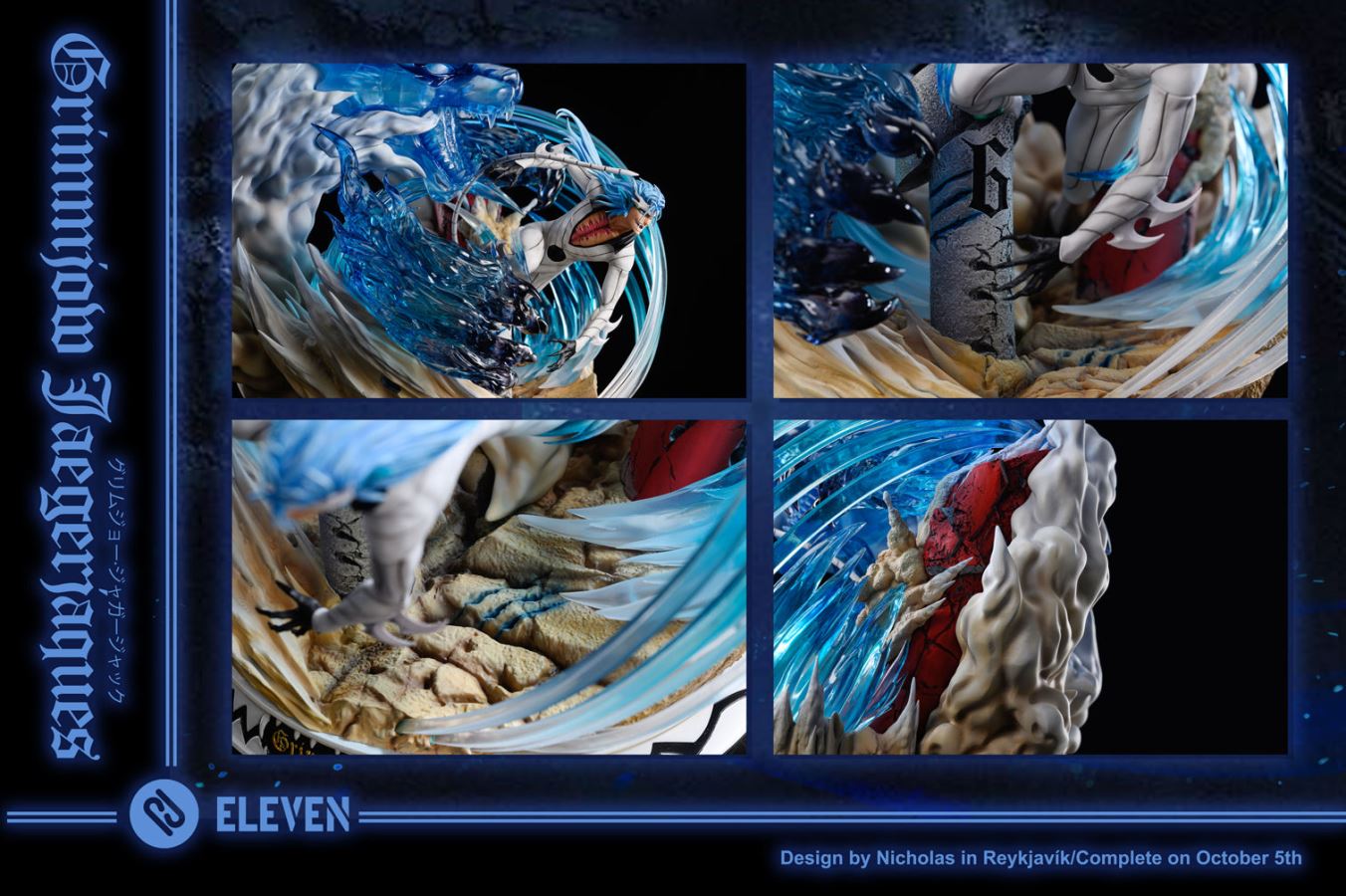 Hollowfication Grimmjow Jaegerjaques - Bleach