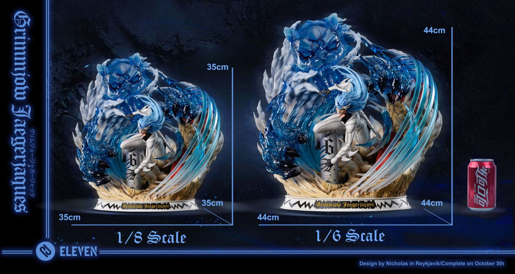 Hollowfication Grimmjow Jaegerjaques - Bleach